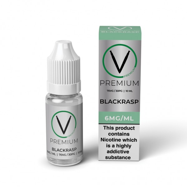 V Premium High VG - BlackRasp E-Liquid (10ml)