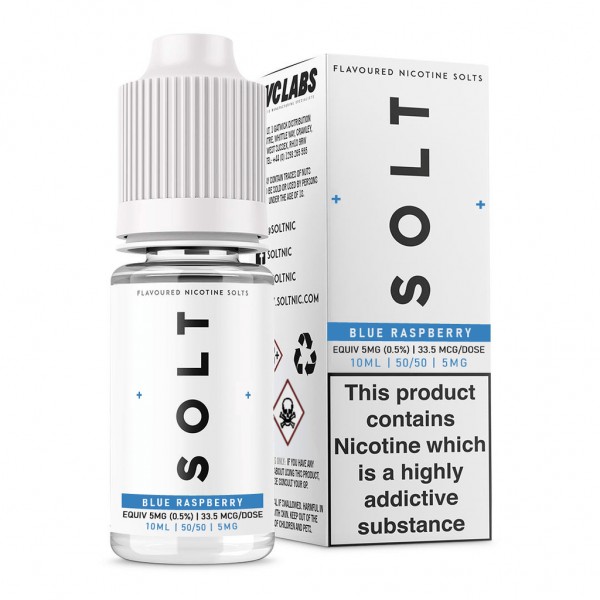 Solt E-Liquids - Blue Raspberry - 10ml