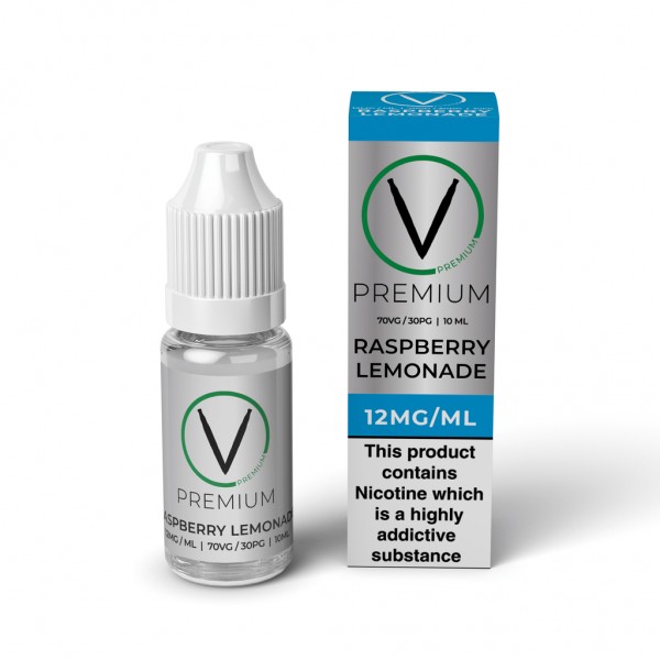 V Premium High VG - Raspberry Lemonade E-Liquid (10ml)