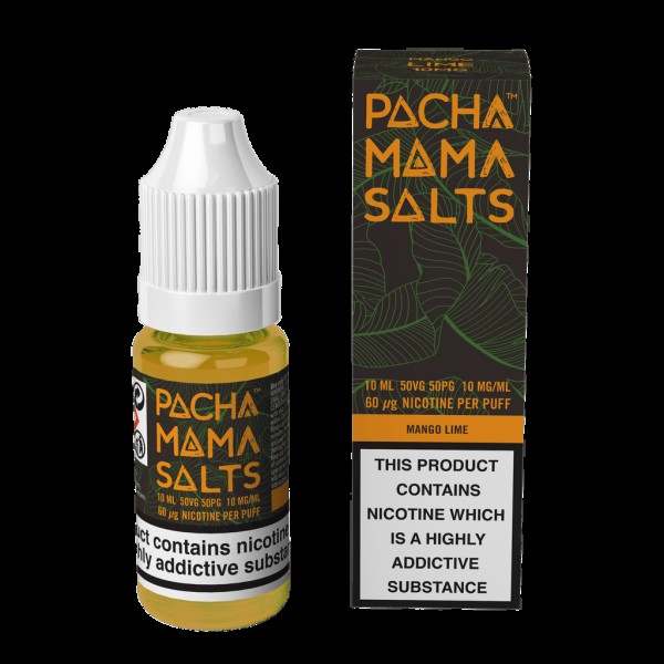 Pacha Mama Nic Salt E-Liquids - Mango Lime - 10ml