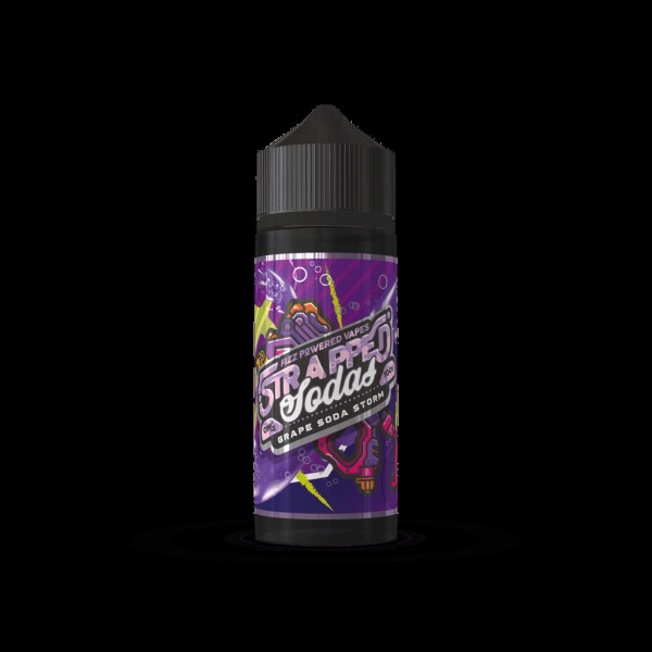 Strapped Sodas - Grape Soda Storm Shortfill E-Liquid (100ml)