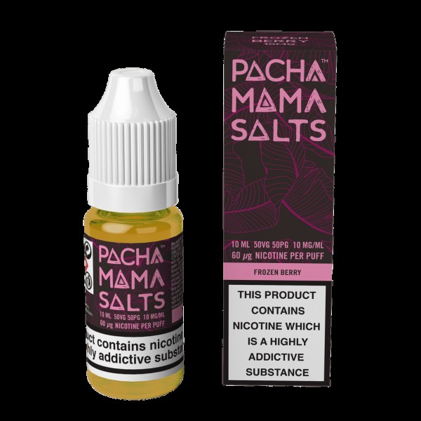 Pacha Mama Nic Salt E-Liquids - Frozen Berries - 1...