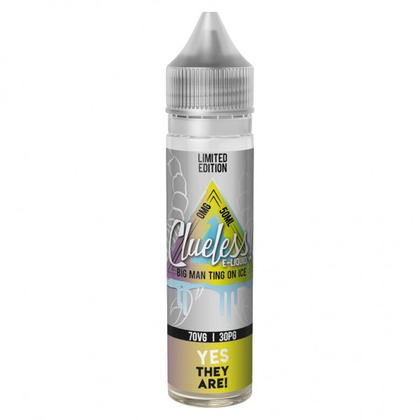 Clueless - Big Man Ting on ICE  Shortfill E-Liquid...