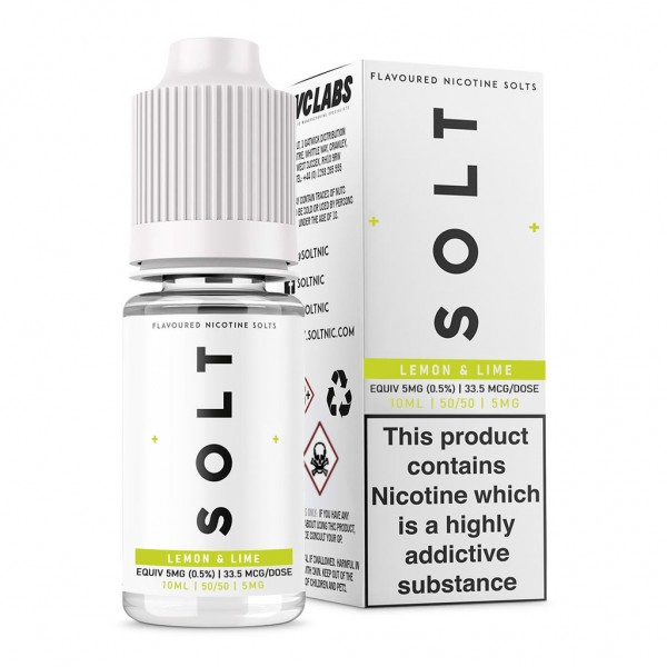 Solt E-Liquids - Lemon Lime - 10ml