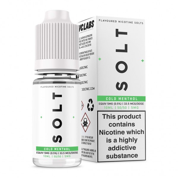 Solt E-Liquids - Cold Menthol - 10ml