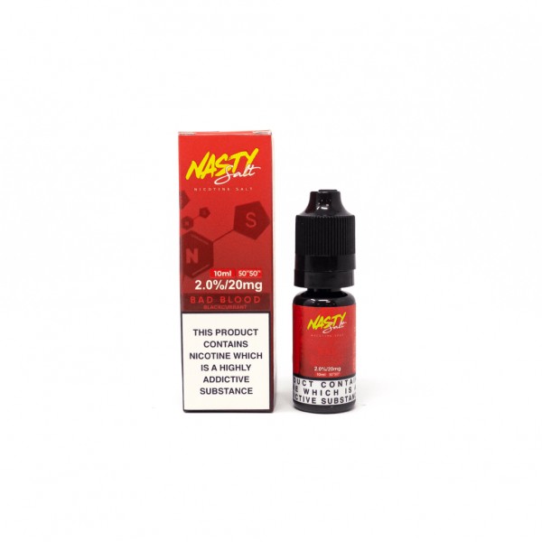 Nasty Salt - Bad Blood 10ml Nic Salt E-Liquid