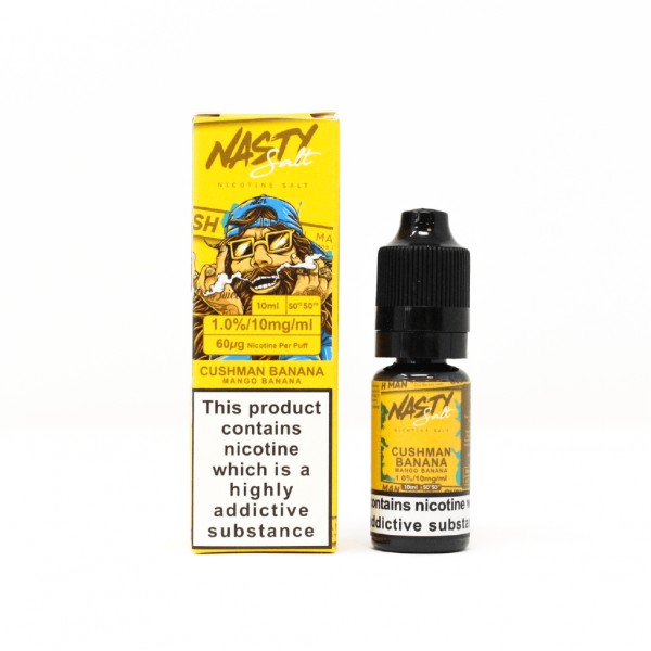 Nasty Salt - Cush Man Banana 10ml Nic Salt E-Liqui...