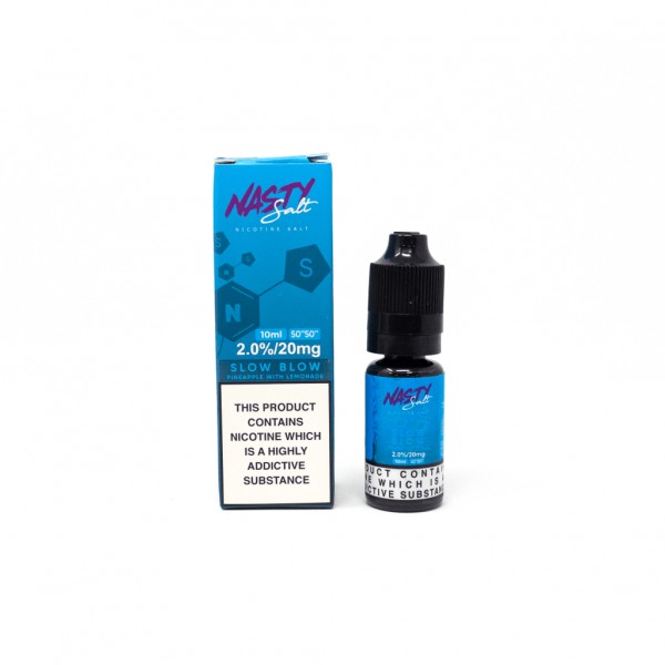 Nasty Salt - Slow Blow 10ml Nic Salt E-Liquid