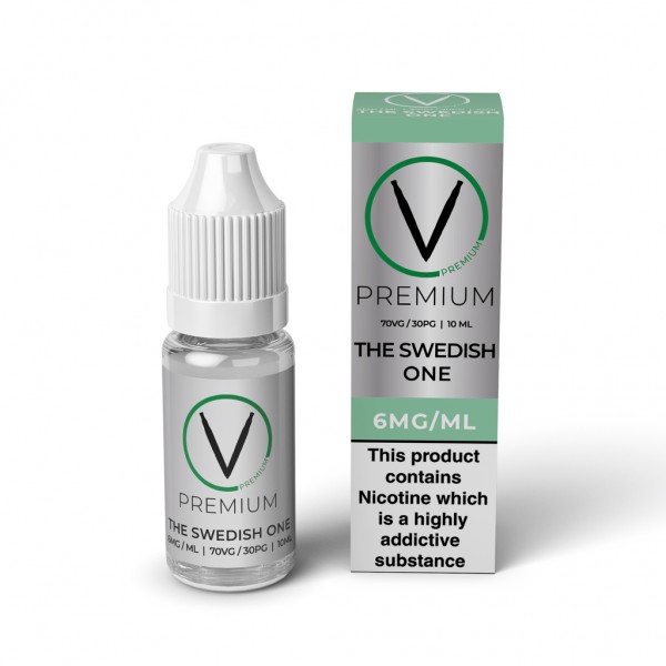 V Premium High VG - The Swedish One E-Liquid (10ml...