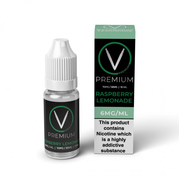 V Premium High PG - Raspberry Lemonade E-Liquid (1...